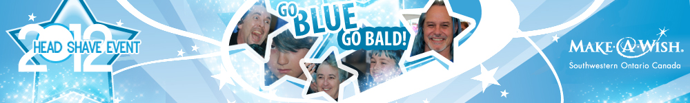 Go Blue! Go Bald Header